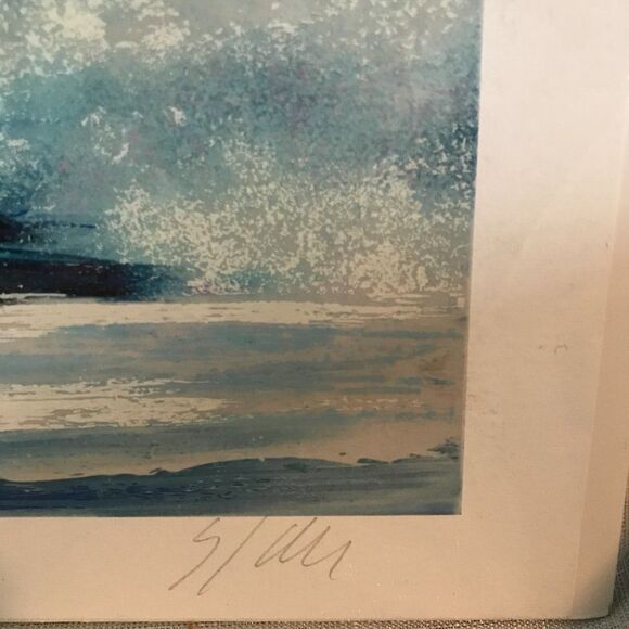 "Downhill Skier" by Victor Spahn Seriolithograph - Picture 3 of 7